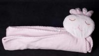 Angel Dear Bunny Rabbit Pink Plush Lovey Napping Blanket